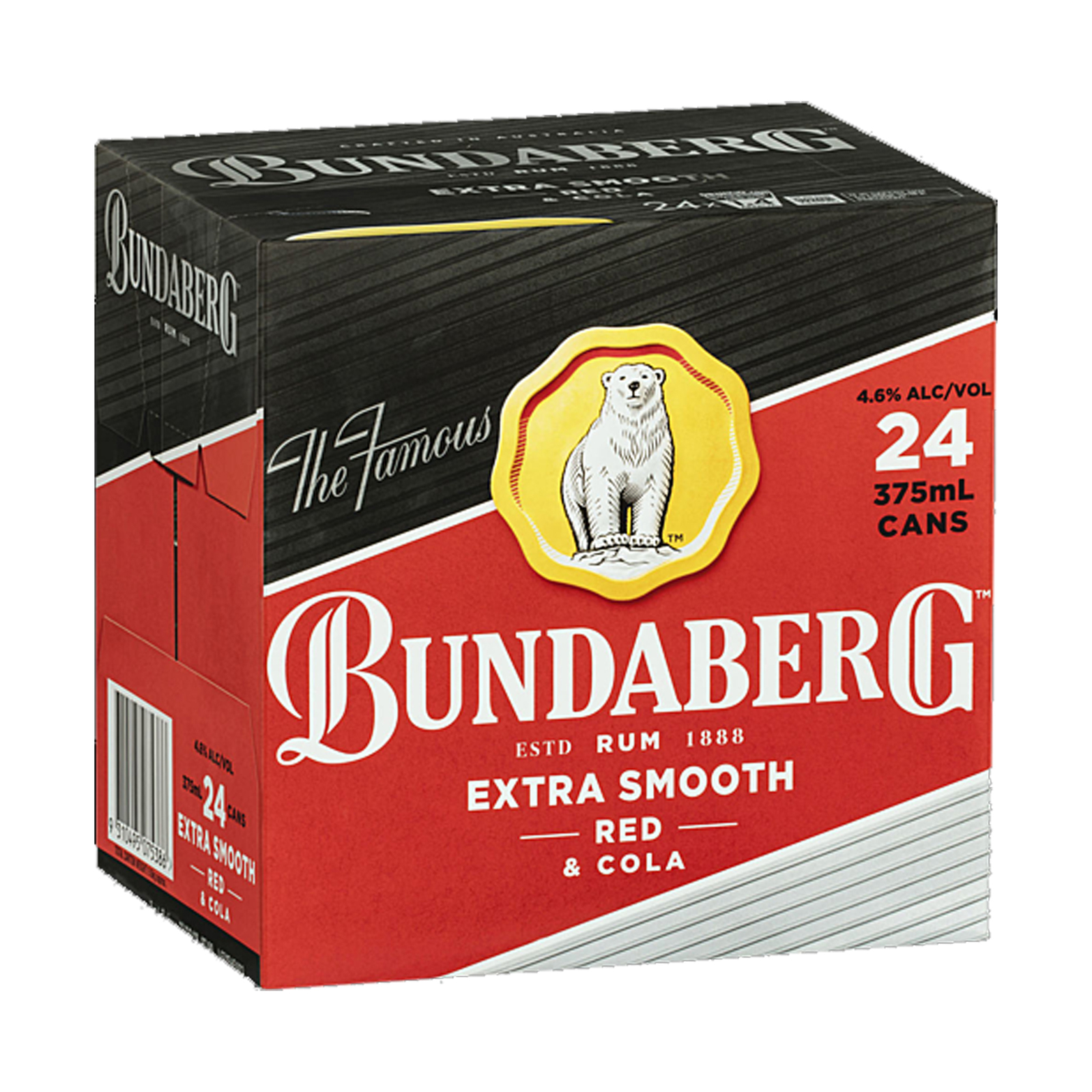 logik medier købmand Bundaberg Rum Red & Cola Cube 24x375ml