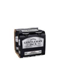 Jack Daniel Gentleman Jack & Cola 4x375ml