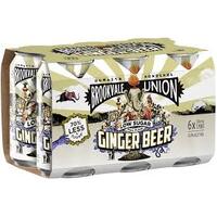 Brookvale Union Ginger Beer Low Sugar 6x330ml