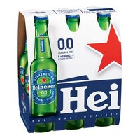 Heineken Non Alcoholic Lager Bottle 6x330ml