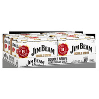 Jim Beam Double Serve Zero Sugar Cola 375mL