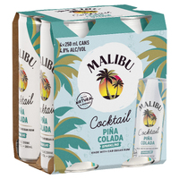 Malibu Pina Colada Cans 250ml