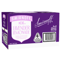 Smirnoff Ice Lavender Lemonade Vodka Limited Edition 24 X 300ml