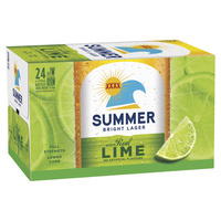 XXXX Summer Bright Lime  24x330mL
