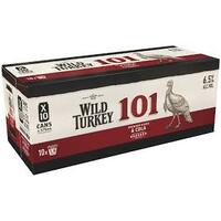 Wild Turkey & Cola 101 10PK 375ml