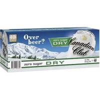 Canadian Club & Dry Zero Sugar 10x375ml