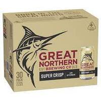 Great Northern Super Crisp Cans 30 Block 375ml