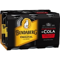 Bundaberg Rum & Cola 6x375ml