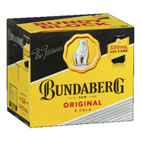 Bundaberg Original Rum & Cola Cube 24x375ml