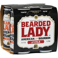 Bearded Lady & Cola 8% 4x375ml