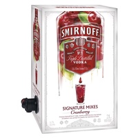 Smirnoff Vodka & Cranberry  2L
