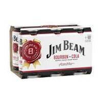 Jim Beam & Cola  6 x 375ml