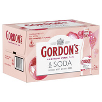 Gordons Pink Gin & Soda 24x330ml
