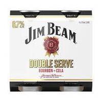 Jim Beam White Double Serve 6.7% 4x375ml