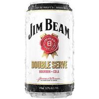 Jim Beam White Double Serve  6.7% 24x375ml