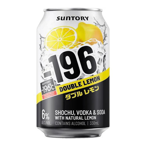 Suntory -196 Double Lemon  24*330ml
