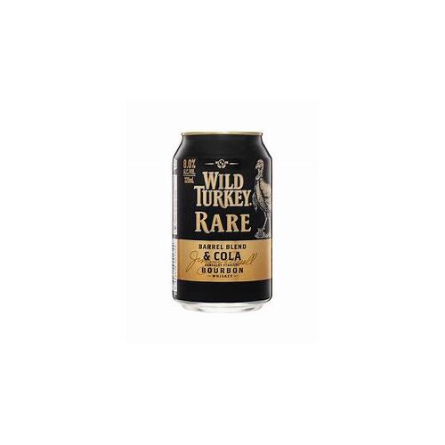 Wild Turkey Rare & Cola 10 Pack 375ml