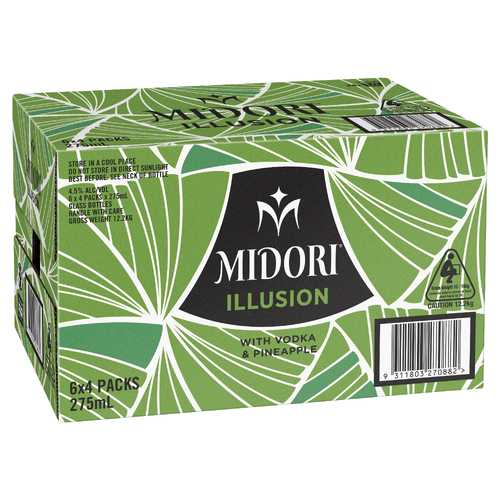 Midori Illusion Bottle 24 x 275ml