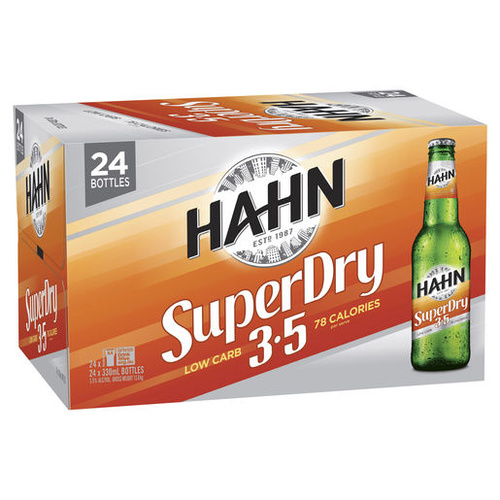 Hahn Super Dry 3.5% 24x330ml
