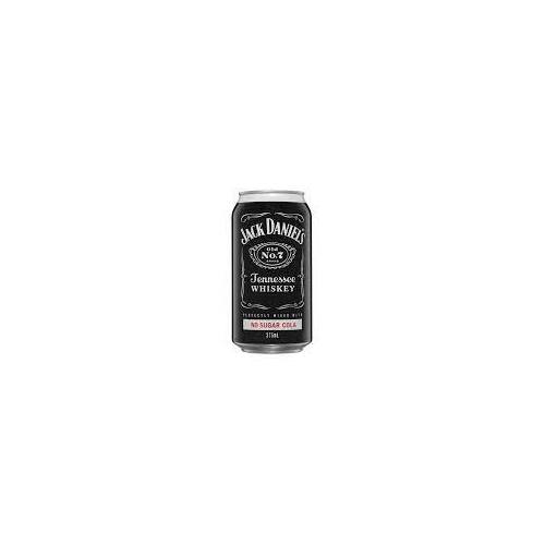 Jack Daniel & Cola No Sugar  24x375ml
