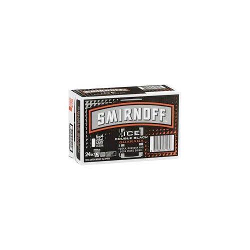 Smirnoff Ice Double Black Guarana  6.5% 24x250ml