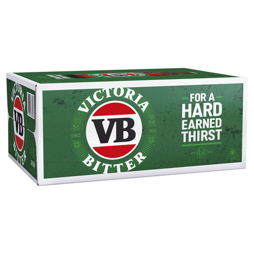 Victoria Bitter Bottle  24x375ml
