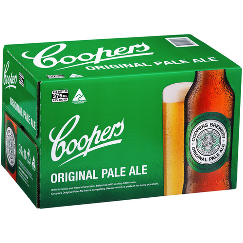 Coopers Pale Ale Bottle 24x375ml