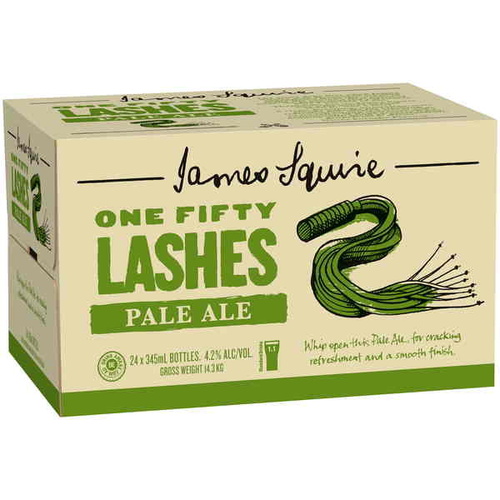 James Squire 150 Lashes Pale Ale 24x345ml