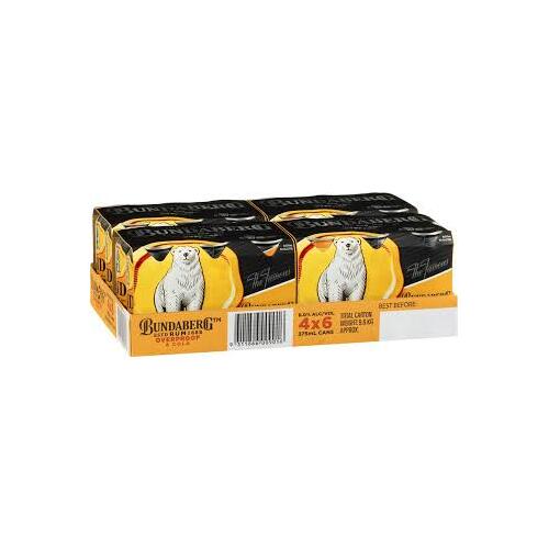 Bundaberg Overproof Rum & Cola  24x375ml