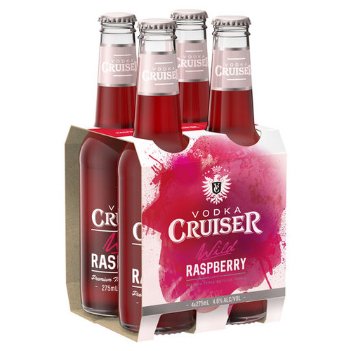 Vodka Cruiser Wild Raspberry  4x275ML