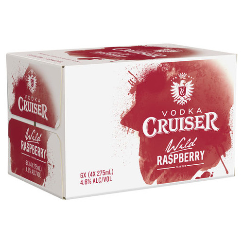 Vodka Cruiser Wild Raspberry  24x275ml