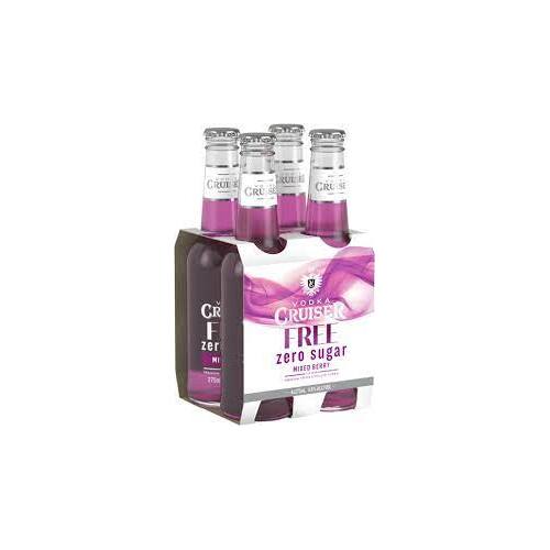 Vodka Cruiser Mixed Berry Sugar Free 4x275ml