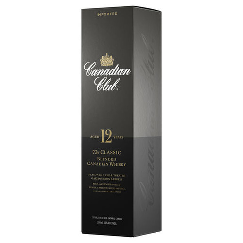 Canadian Club 12YO Whiskey 700ml