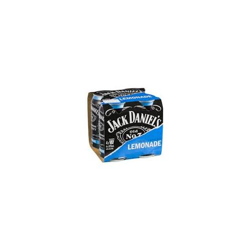 Jack Daniel & Lemonade  4x375ml