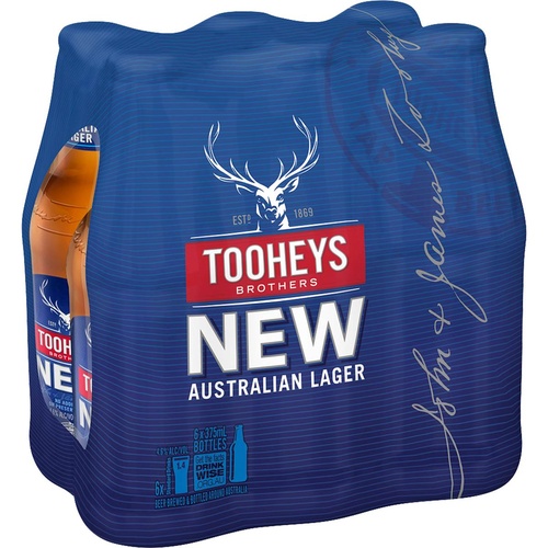 Tooheys New Bottle  6x375ml