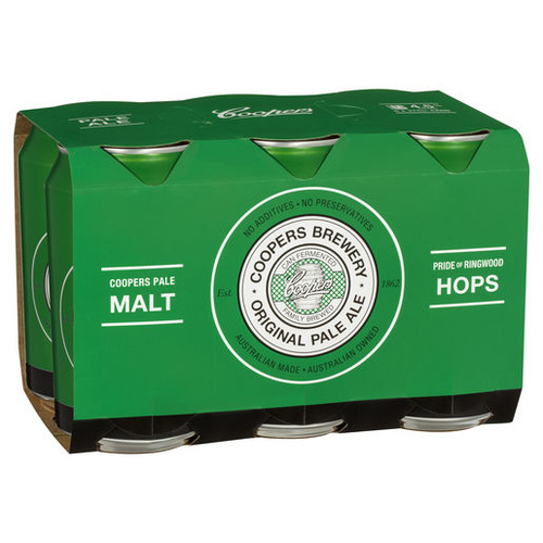 Coopers Pale Ale Can 6x375ml