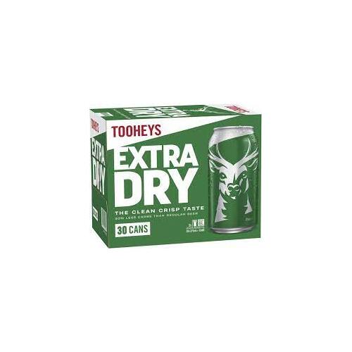 Tooheys Extra Dry 30 Block 375ml